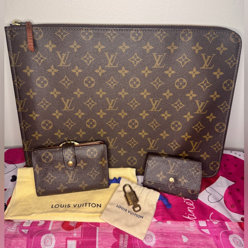 🤎Louis Vuitton Poche Document Monogram Canvas🤎